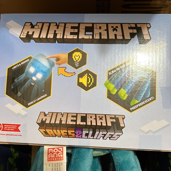 NWT Mattel Minecraft Squid Plush Toy - Picture 4 of 5